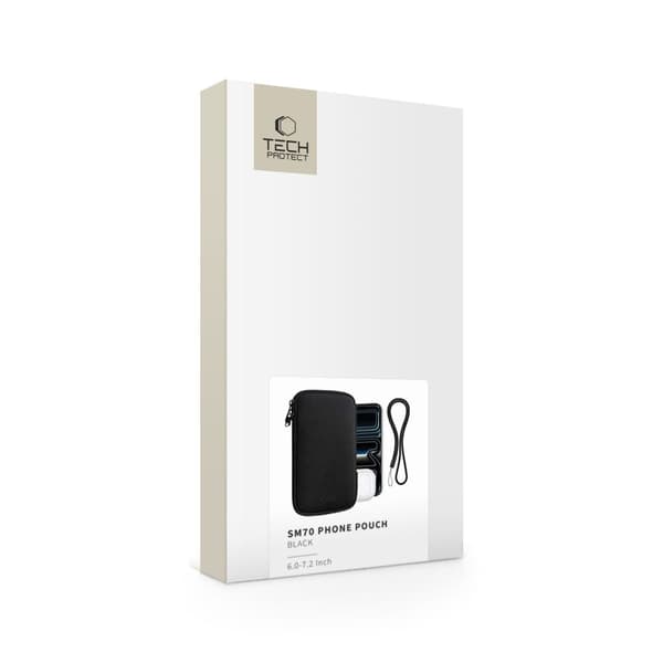 Tech-Protect Universal Mobilväska 6-7.2" Svart