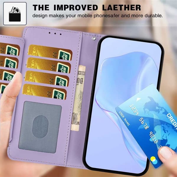 Google Pixel 10a Fodral Läder Lila