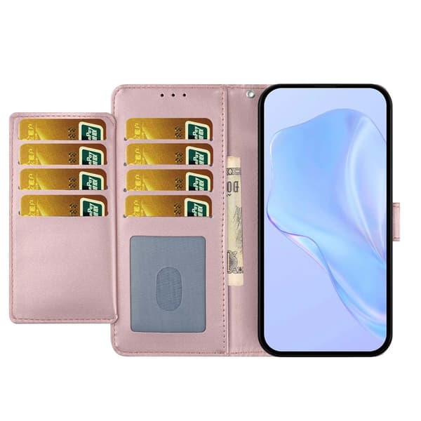 Google Pixel 10a Fodral Läder Roséguld