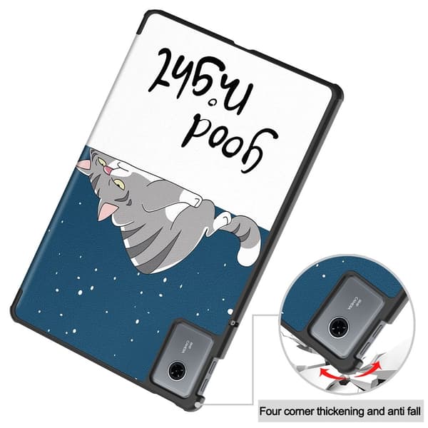 Lenovo Idea Tab Fodral Tri-Fold Katt
