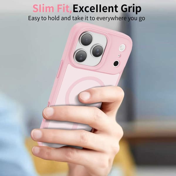 Tech-Protect iPhone 17 Pro Skal MagSafe MagMat Rosa