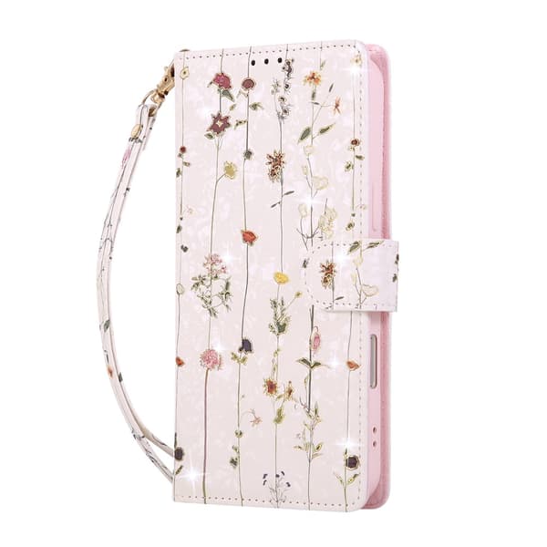 iPhone Air Fodral RFID Läder Små Blommor