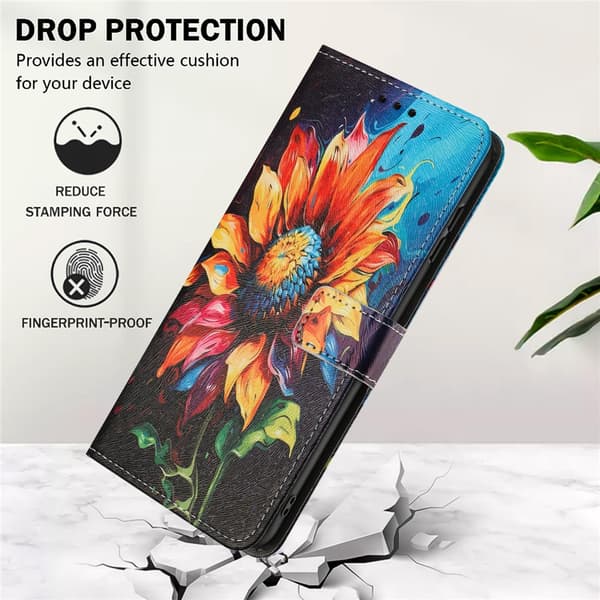 Honor Magic7 Lite Fodral Med Tryck Solros