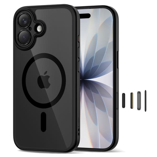 Tech-Protect iPhone 17 Skal MagSafe MagPeak Svart/Transparent