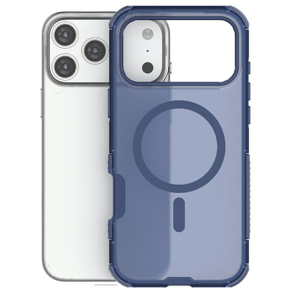 iPhone 17 Pro Skal MagSafe Shockproof Hybrid Blå
