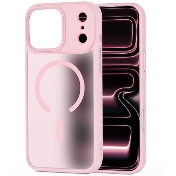 Tech-Protect iPhone 17 Pro Skal MagSafe MagMat Rosa