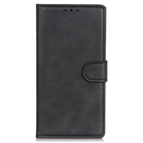 Samsung Galaxy A14 4G/5G Fodral Solid Läder Svart