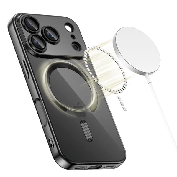 Tech-Protect iPhone 17 Pro Max Skal MagSafe MagFlex Shiny Black