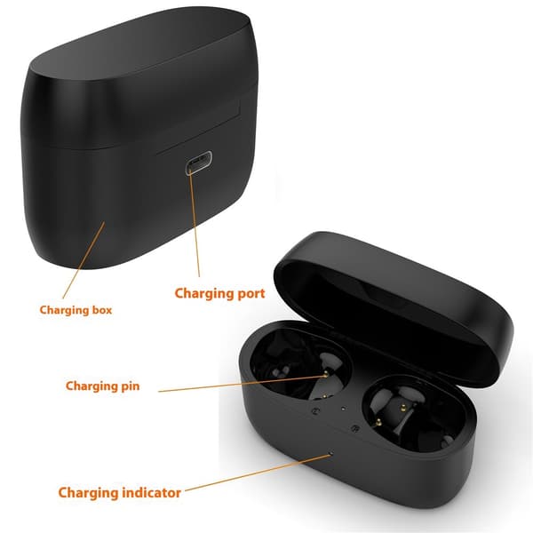 Jabra Elite 4 Active Laddningsfodral Svart