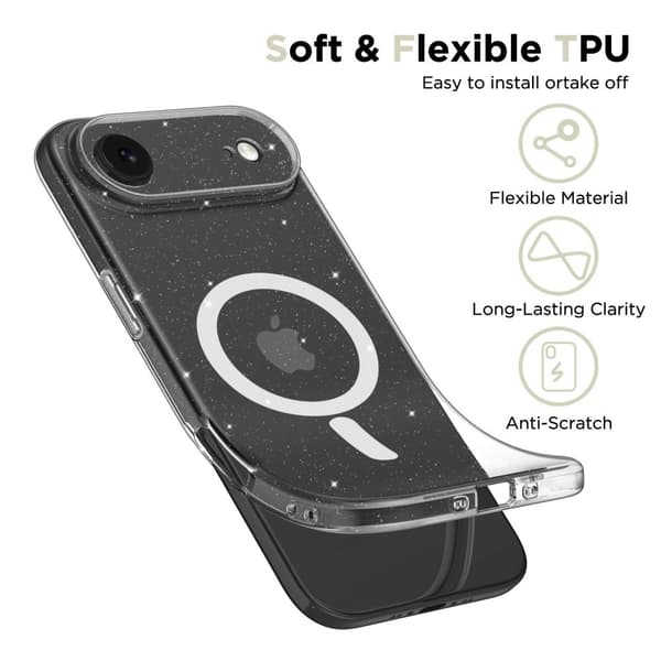 Tech-Protect iPhone Air Skal MagSafe FlexAir Glitter