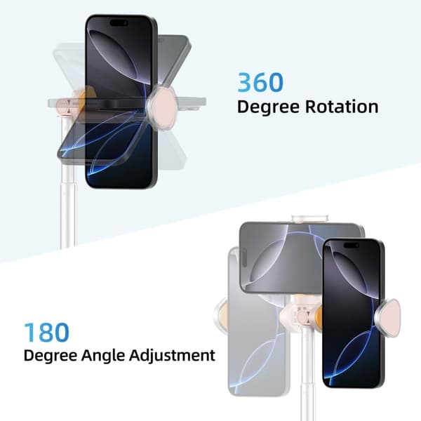 Tech-Protect 146 cm Bluetooth Selfiestick Tripod Rosa