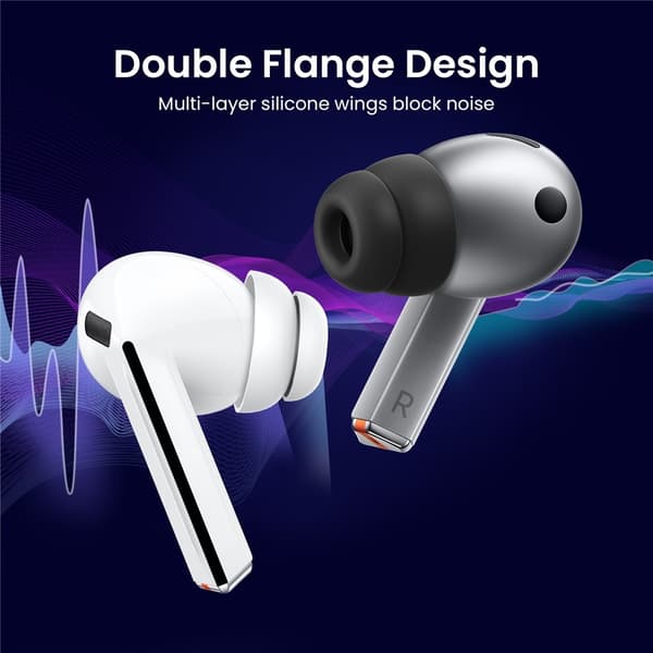 AHASTYLE 3-PACK Öronpluggar För Galaxy Buds 3 Pro Svart