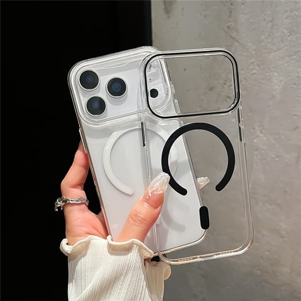 iPhone 17 Pro Max Skal MagSafe Transparent / Blå
