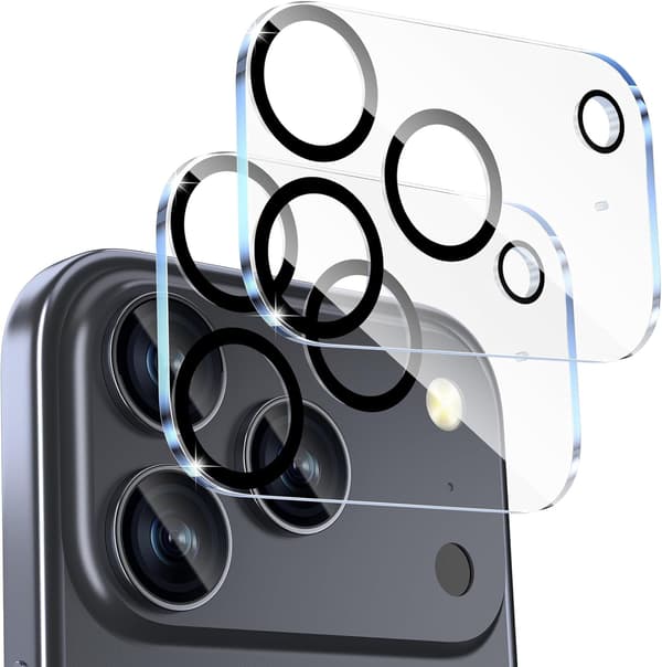 2-Pack iPhone 17 Pro Linsskydd I Härdat Glas