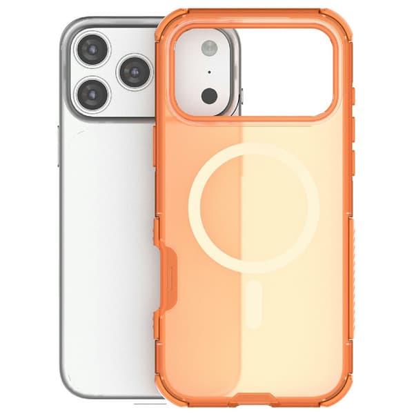 iPhone 17 Pro Skal MagSafe Shockproof Hybrid Orange