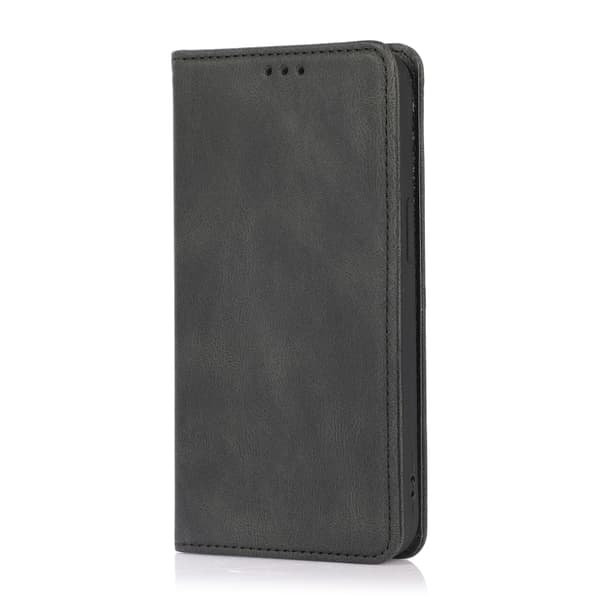 iPhone 14 Plus Fodral Flip Läder Svart