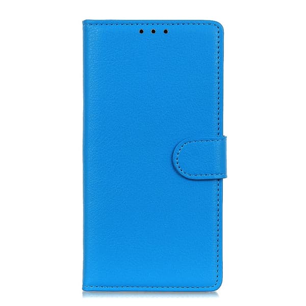 Honor Magic7 Lite Fodral Litchi Läder Blå