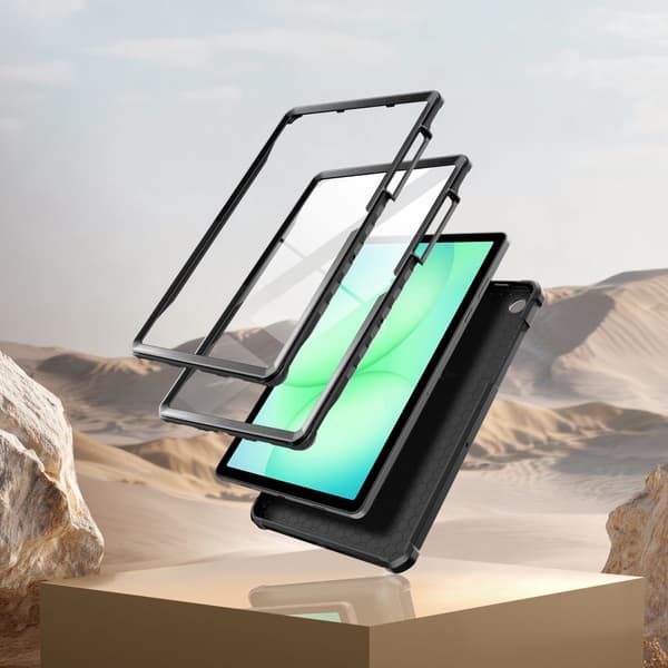 Tech-Protect Galaxy Tab A11 Plus/A9 Plus 2-SET Skal Kevlar Pro Svart