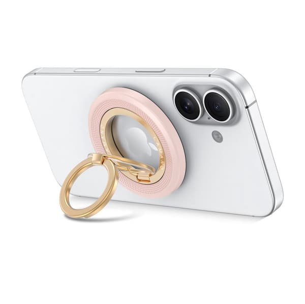 Tech-Protect Magnetisk MagSafe Ringhållare Lamano Rosa / Guld