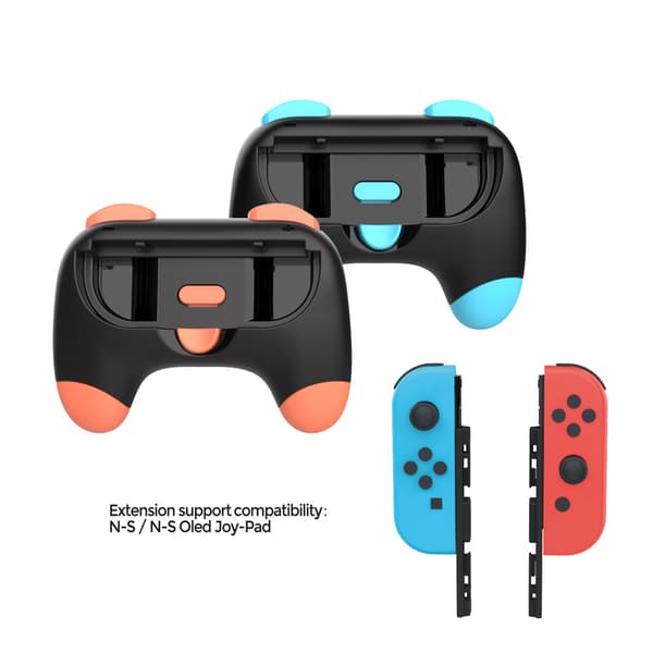 DOBE Nintendo Switch 2 st Joy-Con Grepp Röd / Blå