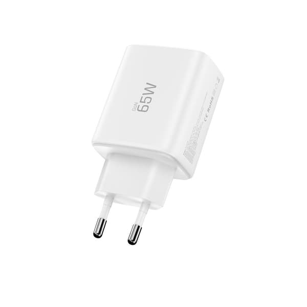 Tech-Protect 65W Väggladdare PD QC3.0 USB-C / USB-A Vit
