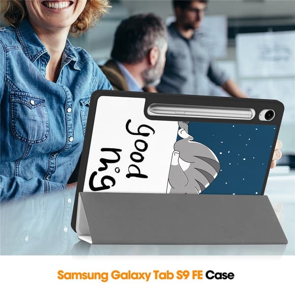 Samsung Galaxy Tab S10 Lite Fodral Tri-Fold Katt