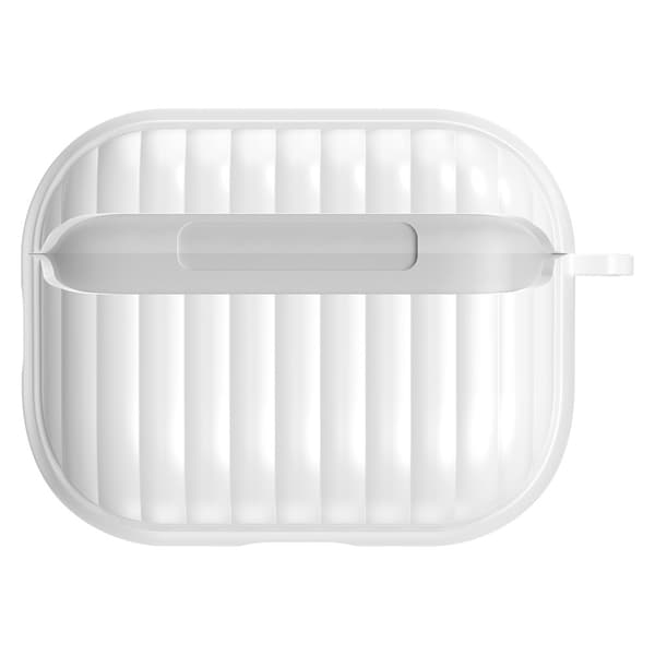 AirPods Pro 3 Skal Hybrid Shell Texture Vit