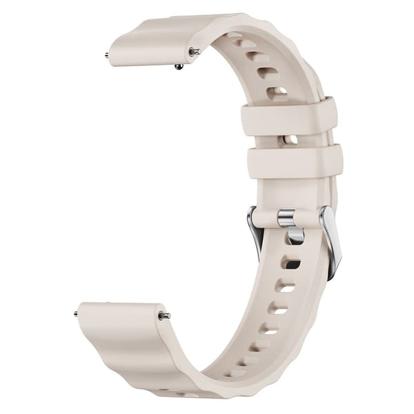 Klockarmband 18 mm Quick Release Wave Silikon Starlight