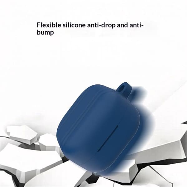 Galaxy Buds 4 / 4 Pro Skal Med Karbinhake Silikon Vit