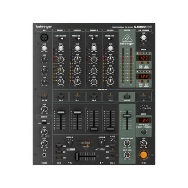DJ-mixer - BEHRINGER - DJX900 USB - 24-bit digitale effekter - USB-interface - BPM Sync tællere