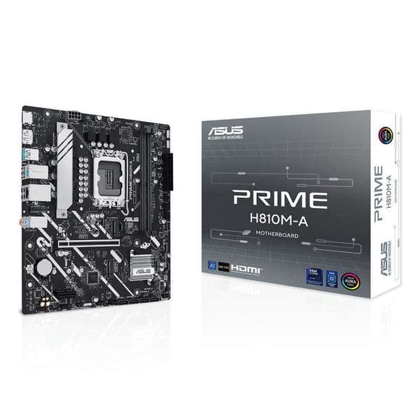 Emolevy - ASUS - PRIME H810M-A-CSM - Micro ATX - Socket 1851 - DDR5 SDRAM