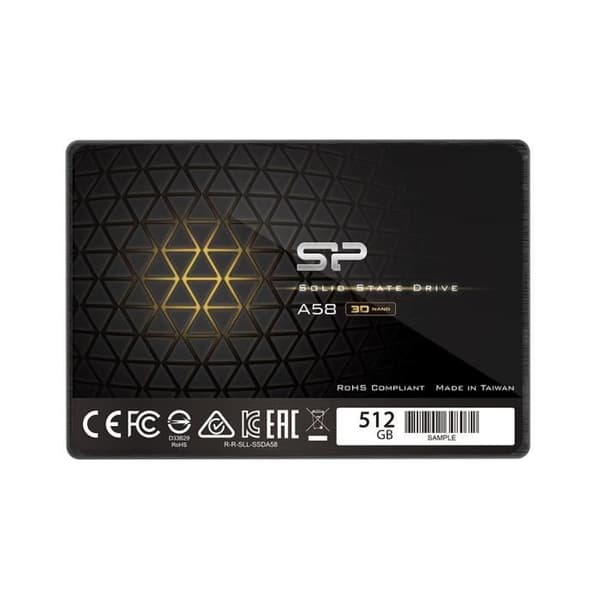 Solid State Drive (SSD) - SILICON POWER - ACE A58 - 512 Go - SLC - SATA III