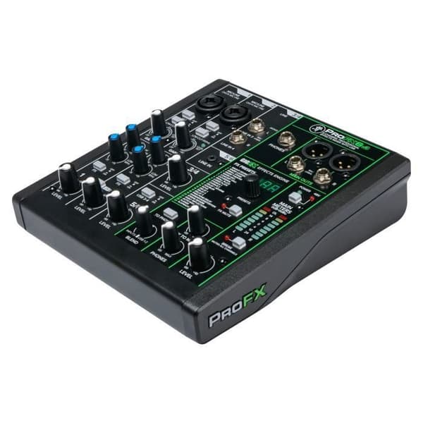 Mixing Board - Mackie - ProFX6v3 - Primær farve: Sort