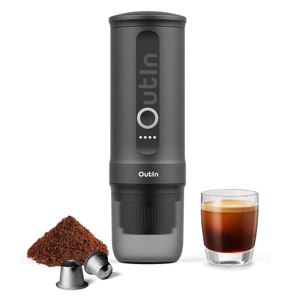 OutIn Nano Espresso Maskine grå sidereal