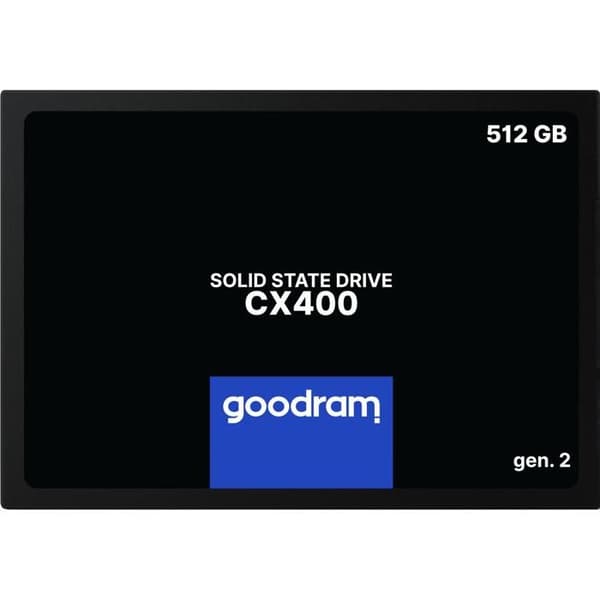 CX400 Sata 3 2,5 tommer 512 GB GoodRam Single-Size SSD-harddisk