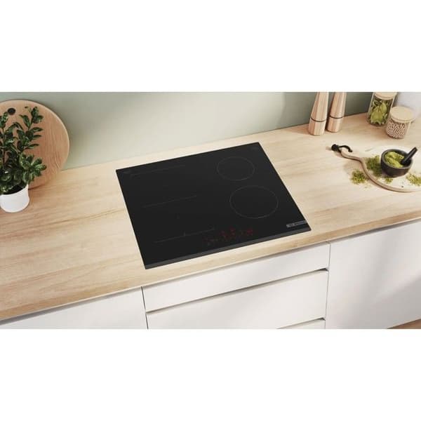 Induktionskogeplade - BOSCH - PVS631HC1E - 59,2 cm - 6900 W - Sort
