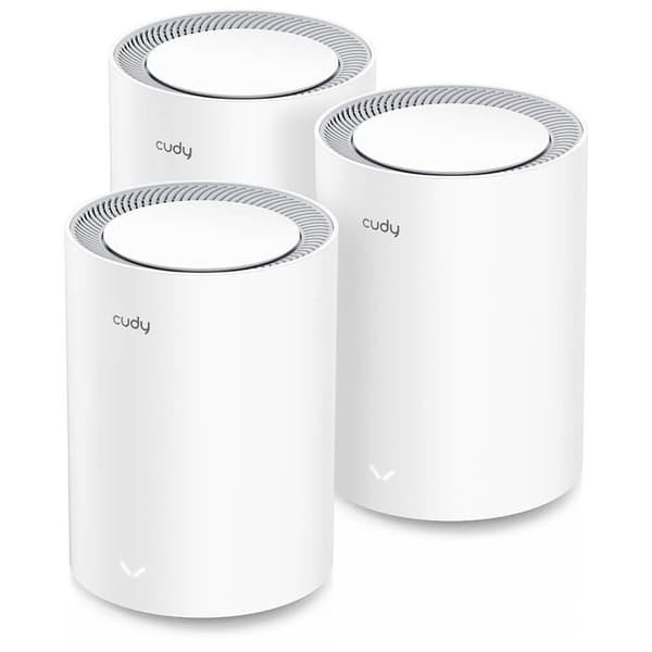 CUDY Mesh Solution M3000 3-pack AX3000 Gigabit Wi-Fi 6 2,5G Vit