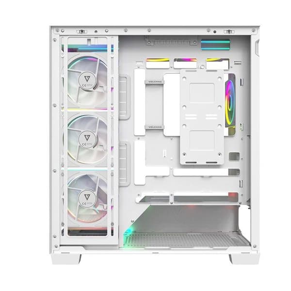 Datorlåda - MODECOM - Volcano Stellar Plus - 8 ARGB-fläktar - Härdat glas-paneler - USB-C (USB 3.2 Gen 2)