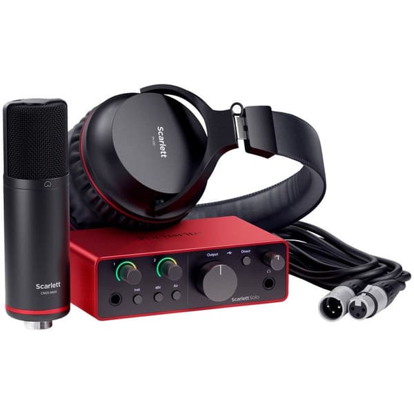 Focusrite Scarlett Solo Studio Pack G4 Lydkort