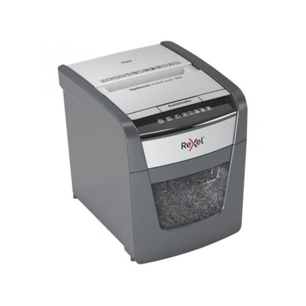 Dokumentmakulator - Rexel - Optimum Auto+ 50X - Krydsskåret - 50 ark - 20L