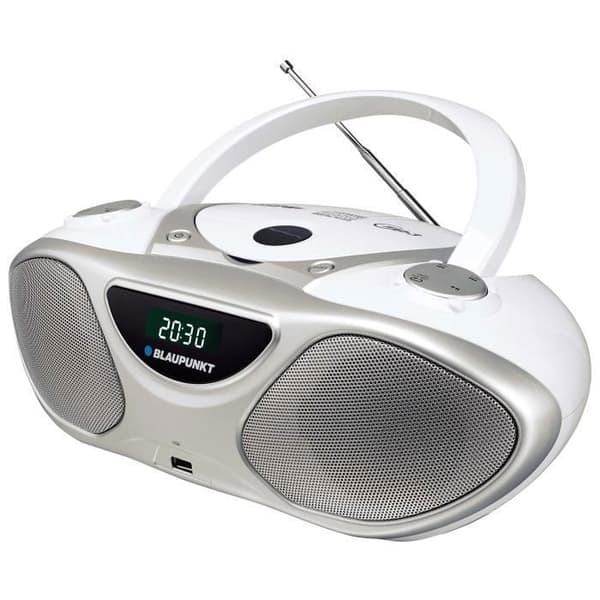 CD-spelare - Blaupunkt - BB14WH - 2 W - Silver - Vit - LCD