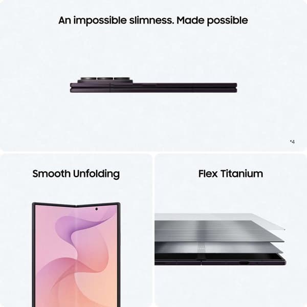 Smartphone flexibel grafit - Samsung - Galaxy Fold 8 Ultra - Dynamic AMOLED 2X 8" - Quad HD+