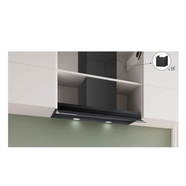 Bosch Dekorativ emhætte 90cm 699m3/h mat sort - DBB97DP60
