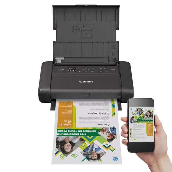 Canon Maxify BX110 Multifunktionsprinter Sort med batteri