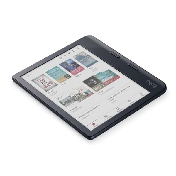 Kobo Libra Farve Sort E-bogslæser Farveskærm MOBILITET KOBO TABLET MULTIMEDIE L