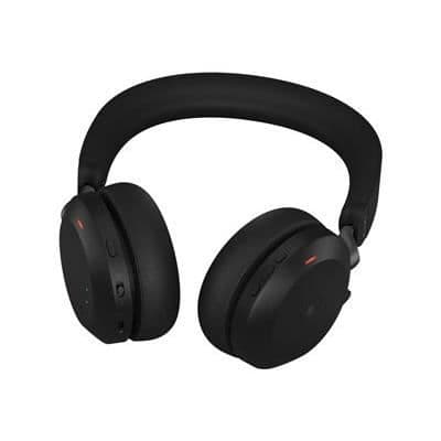 Micro-headset - Jabra - Evolve2 75 - Sort - Trådløs - Aktiv støjreduktion