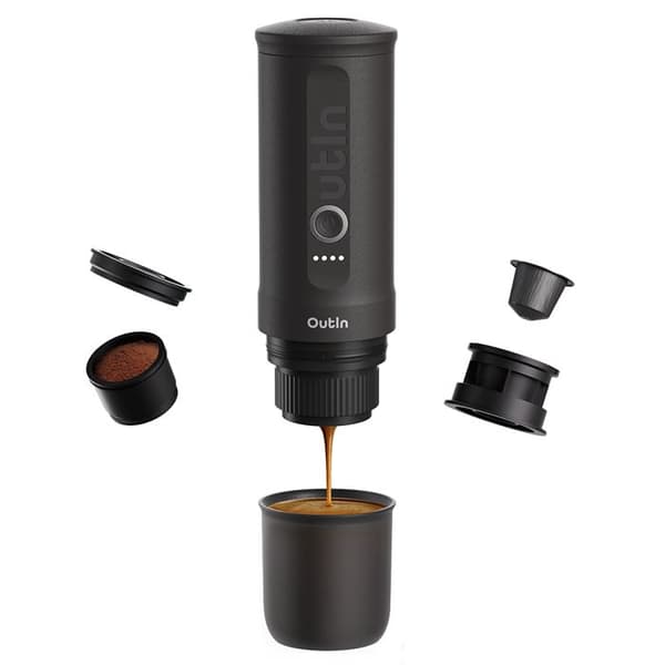 OutIn Nano Espresso Maskine grå sidereal
