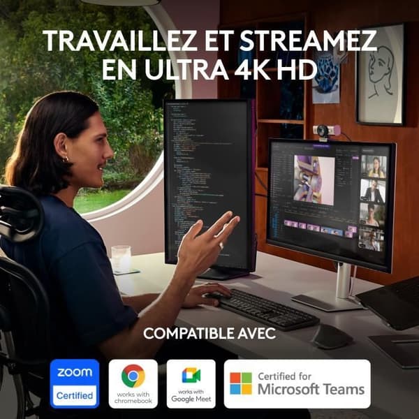 Webcam - Kablet - Logitech - MX Brio - Grafit