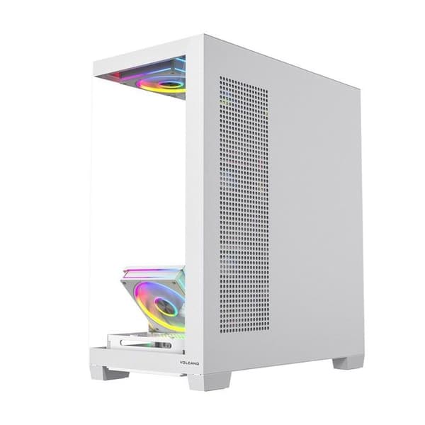 Datorlåda - MODECOM - Volcano Stellar Plus - 8 ARGB-fläktar - Härdat glas-paneler - USB-C (USB 3.2 Gen 2)