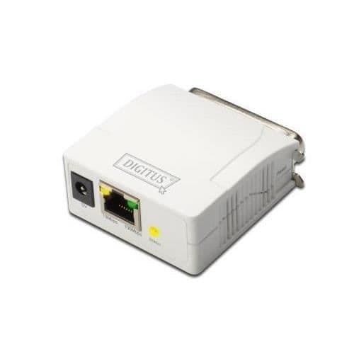 Fast Ethernet-printserver, parallel